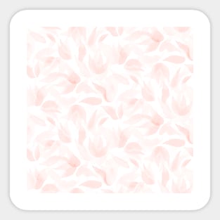 Blush Watercolor Petals Sticker